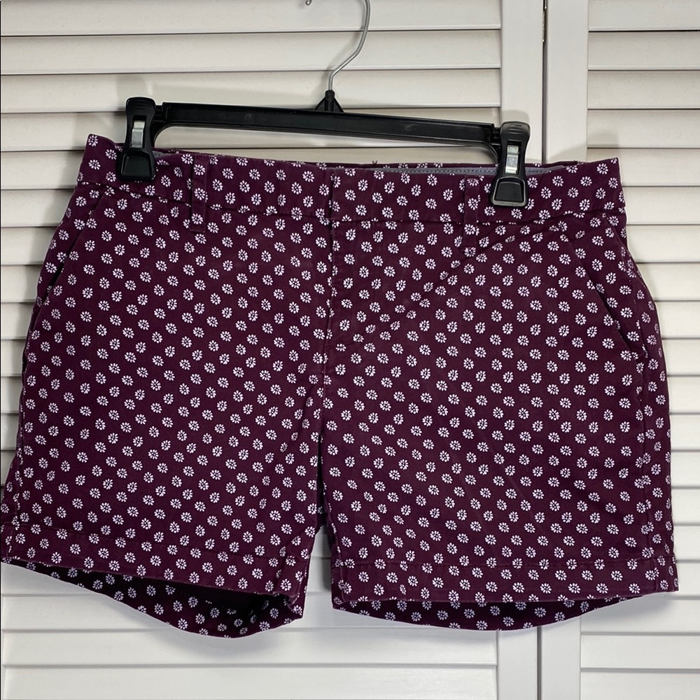 Tommy Hilfiger Purple and White Bermuda Shorts